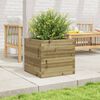vidaXL Fioriera da Giardino 50x50x46 cm in Legno di Pino Impregnato