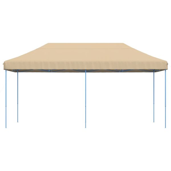 vidaXL Tenda da Festa Pieghevole Pop-Up Beige 580x292x315 cm