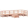 vidaXL Set Divani da Giardino 7 pz in Legno Massello Abete Douglas