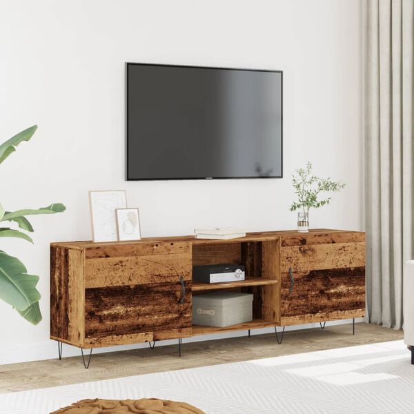 vidaXL Mobile Porta TV Legno Antico 150x30x50 cm in Truciolato