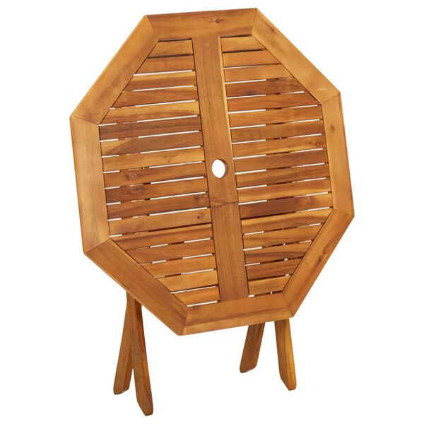 vidaXL Set da Pranzo da Giardino 5 pz in Legno Massello di Acacia