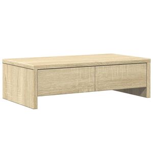 vidaXL Supporto Monitor con Cassetti Sonoma 50x27x15 cm in Truciolato