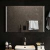 vidaXL Specchio da Bagno con Luci LED 90x60 cm