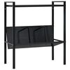 vidaXL Scaffale Libri 2 Ripiani Nero 52x28x59 cm Legno Multistrato