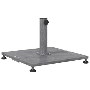 vidaXL Base per ombrellone 28.95 kg Aspetto Legno Grigio Scuro