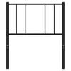 vidaXL Testiera di Ricambio in Metallo Nero 80 cm