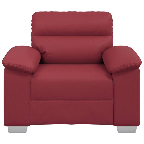 vidaXL Poltrona Rosso Vino 100x81x84 cm in Similpelle