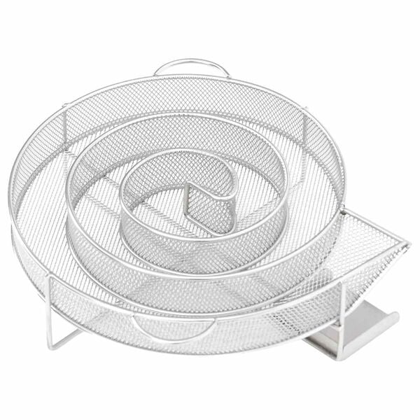 vidaXL Generatore di Fumo Freddo Rotondo 19,5 cm in Acciaio Inox