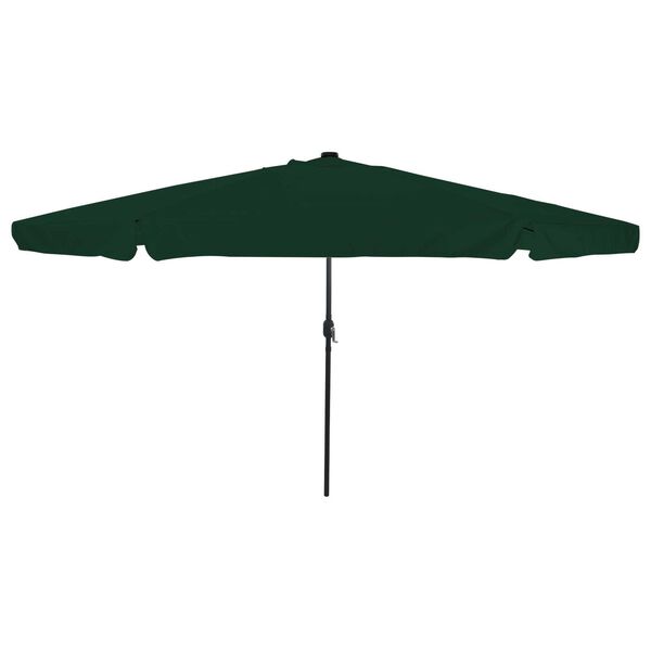 vidaXL Ombrello da giardino Verde e Nero 395 x 395 x 245 cm