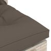 vidaXL Set Salotto Giardino su Pallet Cuscini 5 pz in Legno di Pino