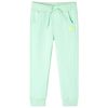 Pantaloni Tuta per Bambini Verde Brillante 128