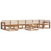 vidaXL Set di divani da esterno 8 pcs Naturale