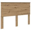 vidaXL Testiera Rovere artigianale Legno ingegnerizzato