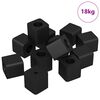 vidaXL Supporto per cassetto 6792 pcs Nero 15 x 15 x 15mm
