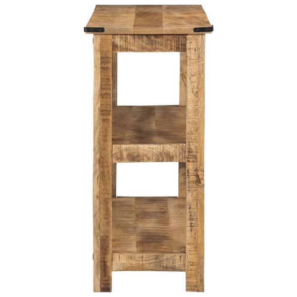 vidaXL Tavolo Consolle 100x35x75 cm in Legno Massello di Mango