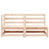 vidaXL Set Salotto da Giardino 2 pz in Legno Massello di Pino