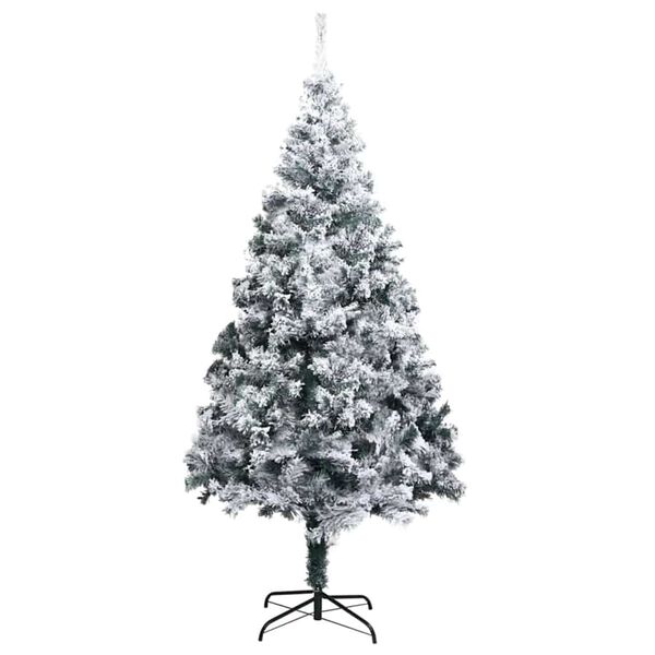 vidaXL Albero di Natale artificiale con 300 LED Bianco 180 cm