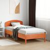 vidaXL Letto senza Materasso Marrone Cera 90x190 cm in Legno di Pino