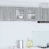 vidaXL Armadio pensile Grigio Sonoma e Bianco 80 x 31 x 40 cm