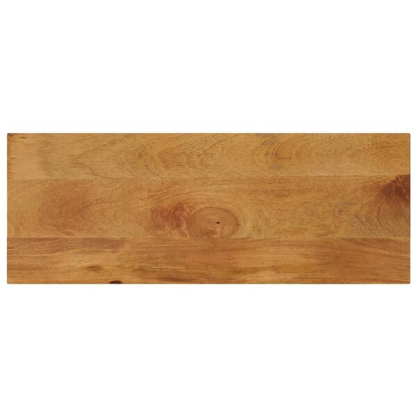 vidaXL Piano per Tavolo 70x30x3,8 cm Rettangolare Legno Massello Mango