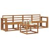 vidaXL Set di divani da esterno 5 pcs Naturale