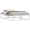 vidaXL Giroletto senza Materasso Bianco 120x200 cm in Metallo