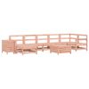 vidaXL Set Divani da Giardino 9 pz in Legno Massello Abete Douglas