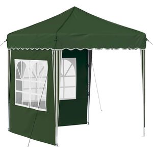 vidaXL Tenda per feste a pop-up 195 x 195 x 245 cm Verde