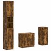 vidaXL Set di armadietti da bagno in 3 pezzi UTRECHT