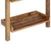 vidaXL Ladder Shelf Brown 75x37x205 cm solido Mango Legno