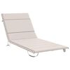 vidaXL Cuscino per Lettino GEMERT 100% Poliestere Bianco