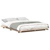 vidaXL Struttura del letto Marrone 160 x 210 cm Pino massello
