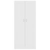 vidaXL Libreria Bianca 82,5x30,5x185,5 cm in Legno Truciolato