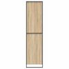 vidaXL Armadio 2 pcs Sonoma 50 x 50 x 200 cm Legno multistrato