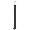 vidaXL Lampada a paletto 110 cm Nera IP44