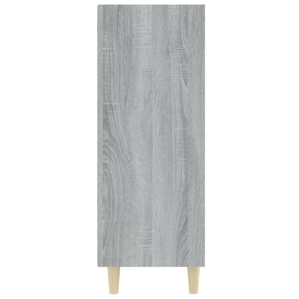 vidaXL Credenza Grigio Sonoma 69,5x32,5x90 cm in Legno Multistrato