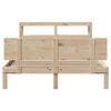 vidaXL Giroletto con Testiera 150x200 cm in Legno Massello di Pino