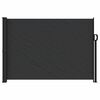 vidaXL Tenda da Sole Laterale Retrattile Nera 140x600 cm