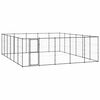 vidaXL Gabbia per Cani da Esterno in Acciaio 36,3 m&sup2;