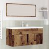 vidaXL Mobile da Bagno con porta Legno vecchio 100 x 38,5 x 46 cm