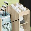 vidaXL Armadio per Golf con ruota Rovere Sonoma 65 x 45 x 98 cm