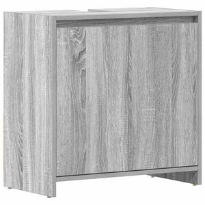 vidaXL Armadietto Bagno Grigio Sonoma 60x33x61 cm in Legno Multistrato