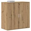 vidaXL Credenza Rovere artigianale 79 x 38 x 80 cm Legno multistrato