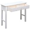 vidaXL Tavolo Consolle Bianco 90x30x77 cm in Legno