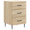 vidaXL Armadio da Notte con cassetto Rovere Sonoma 43 x 41 x 66,5 cm