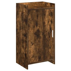 vidaXL Mobile per scarpe con archiviazione Rovere Fumo 48 x 36 x 92 cm