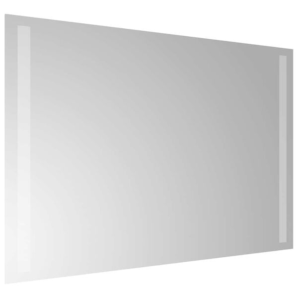 vidaXL Specchio da Bagno con Luci LED 60x40 cm