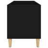 vidaXL Mobile Porta Dischi Nero 74,5x38x48 cm in Legno Multistrato