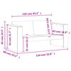 vidaXL Set Salotto da Giardino 2 pz in Legno Massello di Pino
