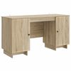 vidaXL Scrivania Rovere Sonoma Legno ingegnerizzato 142,5 x 50 x 75 cm